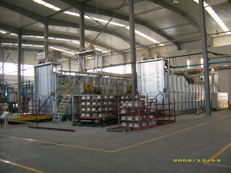 滾棒式有料框輪轂熱處理爐